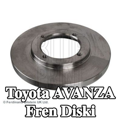 BLUE PRINT Ön aks fren diski, Outer Diameter: 233, 0mm, düz, Kaplamalı — Toyota Avanza