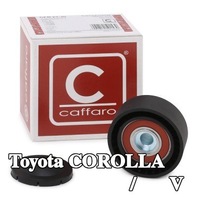 CAFFARO بكرة الانحراف/التوجيه, V-ribbed belt Outer Diameter: 60mm — 2005 Toyota Corolla