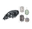 HELLA Far Sağ, H4, PY21W, W5W, far seviyeleme motorlu, ampuller olmadan, Gösterge Rengi: şeffaf — Nissan Primastar (2)
