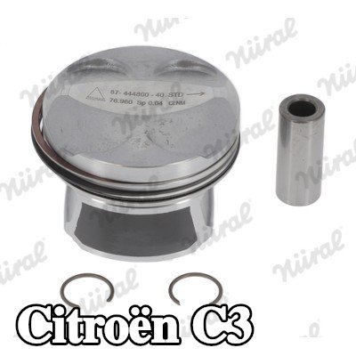 NÜRAL مكبس لقضيب التوصيل Keystone — 2008 Citroën C3