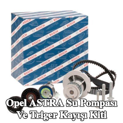 BOSCH Su pompası ve triger kayışı kiti Diş Sayısı: 162, Width: 20mm — 2010 Opel Astra