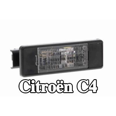 VEMO مصباح لوحة الأرقام على كلا الجانبين — 2012 Citroën C4