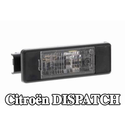 VEMO مصباح لوحة الأرقام على كلا الجانبين — 2012 Citroën Dispatch