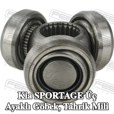 FEBEST Üç ayaklı göbek, tahrik mili — Kia Sportage