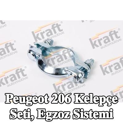 KRAFT Kelepçe Seti, egzoz sistemi — Peugeot 206