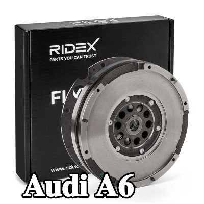 RIDEX حذافة مزودة بمسامير تثبيت, مع أداة التركيب — Audi A6