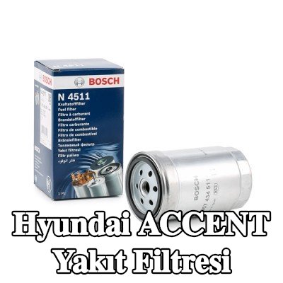 BOSCH Yakıt filtresi — 2012 Hyundai Accent