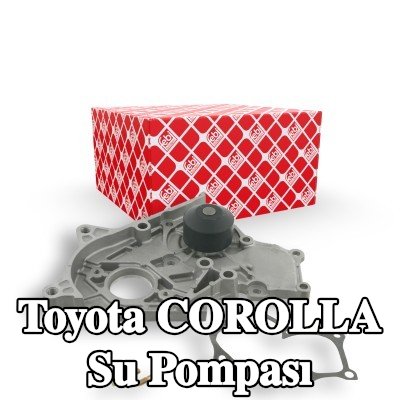 FEBI BILSTEIN Saplamalı su pompası, contalı/sızdırmaz — 1990 Toyota Corolla
