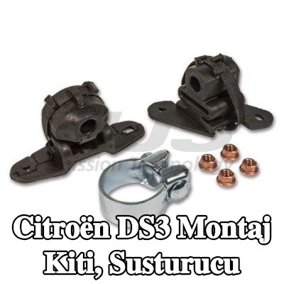 HJS Montaj Kiti, kelepçeli susturucu — Citroën Ds3