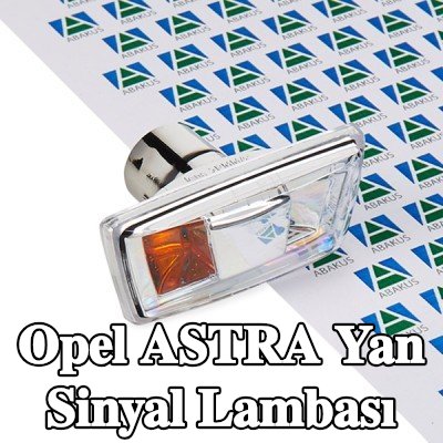 ABAKUS Yan sinyal lambası Sol Ön, Kristal berraklığında — 2012 Opel Astra