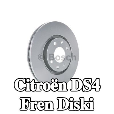 BOSCH Fren diski Dış Çap: 282, 6mm, Havalandırmalı, içten havalandırmalı, Kaplamalı, cıvata/vida ile — Citroën Ds4