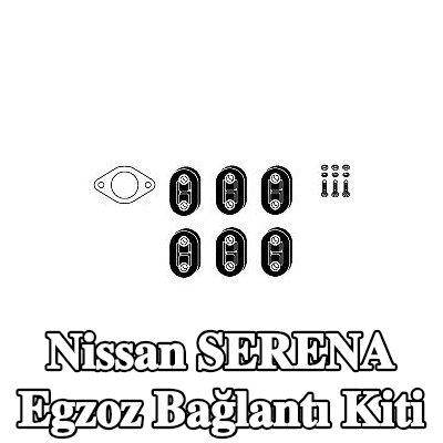 HJS Egzoz bağlantı kiti — Nissan Serena