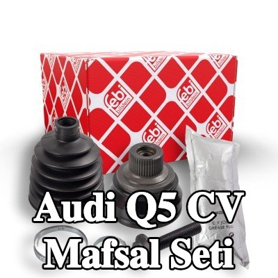 FEBI BILSTEIN Ön aks sol CV mafsal kiti, Ön Aks Sağ, Tekerlek Tarafı, gres ile — 2012 Audi Q5