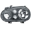 HELLA Far Sol, H1, H3, H7, H7/H1/H3, PY21W, W5W, ampuller olmadan, far seviyeleme motoru olmadan, Gösterge Rengi: şeffaf — 2000 Volkswagen Golf (3)