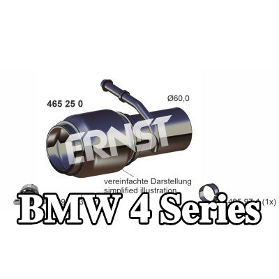 ERNST أنبوب إصلاح، المحول الحفاز — 2015 BMW 4 Series