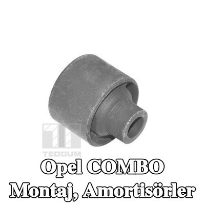TEDGUM Montaj, amortisörler Arka Aks, Üst — Opel Combo