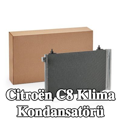 RIDEX Klima kondansatörü 588 x 340 x 16 mm, kurutuculu — 2002 Citroën C8