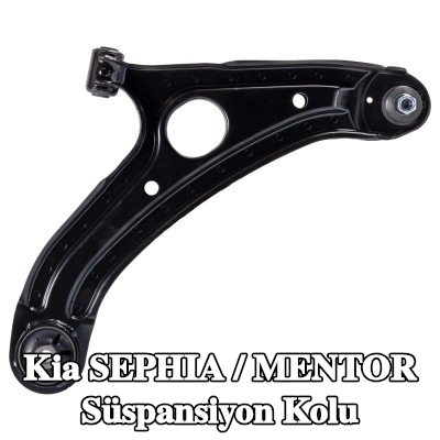 FEBI BILSTEIN Süspansiyon kolu Ön Aks Sağ, Alt, Çelik Sac, kilit somunu ile, lastik yastıklı — Kia Sephia / Mentor