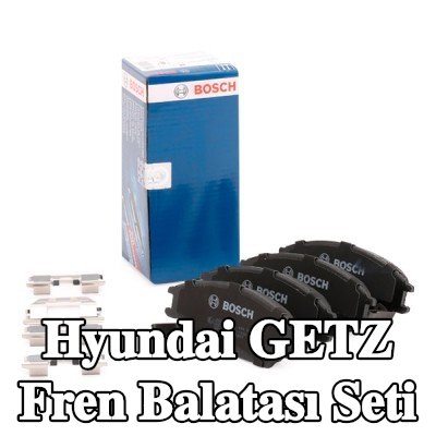 BOSCH Fren balatası seti 16mm, gıcırtı önleyici plaka ile, montaj kılavuzu ile — Hyundai Getz