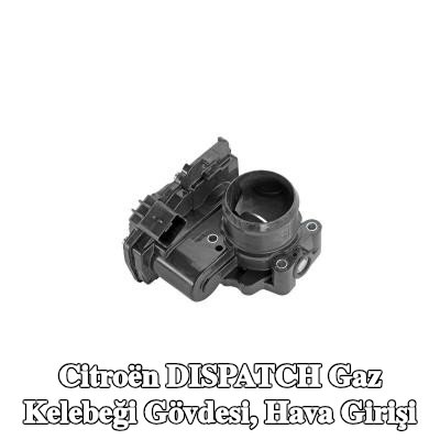 VDO Gaz kelebeği gövdesi, contalı hava girişi — Citroën Dispatch