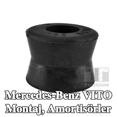 TEDGUM Montaj, amortisörler Alt, Arka Aks her iki taraf — 2000 Mercedes-Benz Vito
