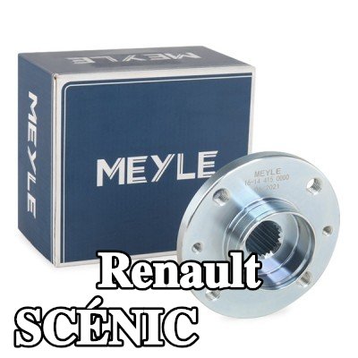 MEYLE محور العجلة جودة أصلية, المحور الأمامي, بدون محمل عجلة, بدون مواد تثبيت/تركيب — 2002 Renault Scénic