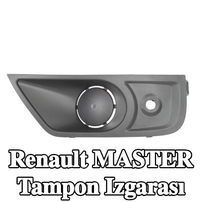 ABAKUS Tampon ızgarası Sol Ön, park mesafe kontrolü deliği ile — Renault Master