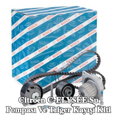 BOSCH Su pompası ve triger kayışı kiti Diş Sayısı: 134, Width: 25, 4mm — Citroën C-elysée