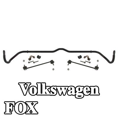FEBI BILSTEIN قضيب مانع الانقلاب مع حوامل مطاطية, توربو OE جديد, المحور الأمامي, مع قضيب توصيل — Volkswagen Fox