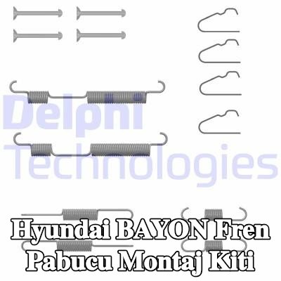 DELPHI Fren pabucu montaj kiti — Hyundai Bayon