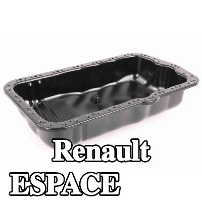 VAICO حوض الزيت مع سدادة تصريف الزيت, بدون حشية/مانع تسرب, جودة VAICO الأصلية — 2003 Renault Espace