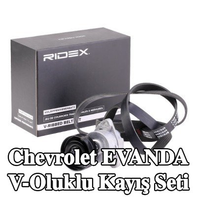RIDEX V-Oluklu Kayış Seti — Chevrolet Evanda