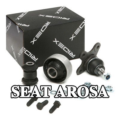 RIDEX طقم إصلاح, تعليق العجلات مع وصلة كروية, مع مواد تثبيت, مع حامل مطاطي — SEAT Arosa