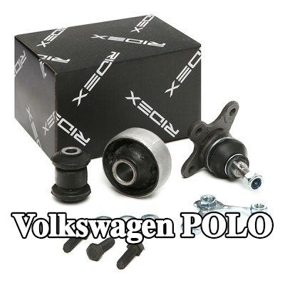 RIDEX طقم إصلاح, تعليق العجلات مع وصلة كروية, مع مواد تثبيت, مع حامل مطاطي — 2000 Volkswagen Polo