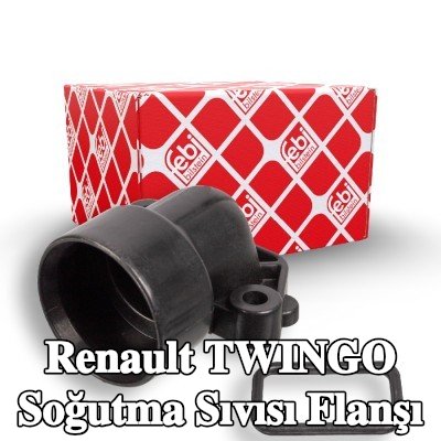 FEBI BILSTEIN Conta/sızdırmazlık elemanı ile birlikte soğutma suyu flanşı — 2002 Renault Twingo
