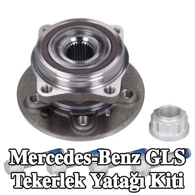 FEBI BILSTEIN Tekerlek yatağı kiti Ön Aks, Tekerlek göbeğine entegre tekerlek yatağı, ABS sensör halkalı, entegre manyetik sensör halkalı, sabitleme/montaj malzemesi ile — Mercedes-Benz Gls