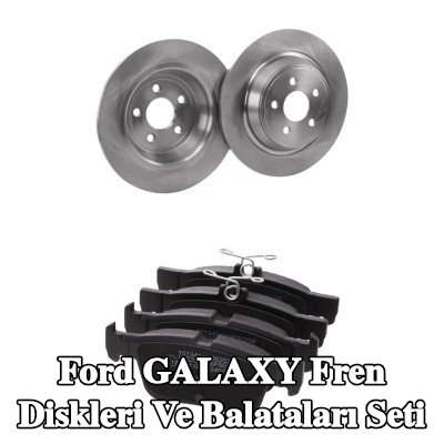 RIDEX Fren diskleri ve balataları seti Arka Aks, düz — Ford Galaxy