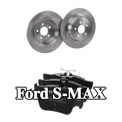 RIDEX مجموعة أقراص الفرامل والوسادات للمحور الخلفي, صلب — Ford S-max
