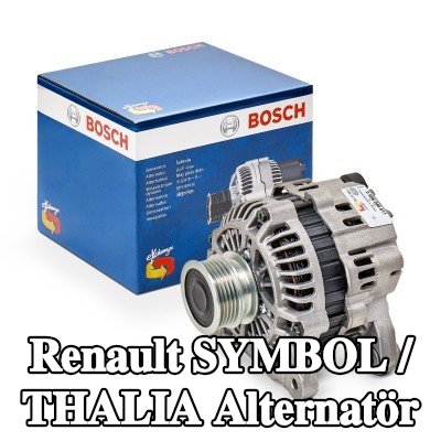 BOSCH Alternatör 110A — 2002 Renault Symbol / Thalia