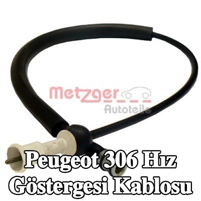 METZGER Hız göstergesi kablosu COFLE — Peugeot 306