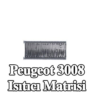 MAHLE Boru içermeyen ısıtıcı matrisi — Peugeot 3008