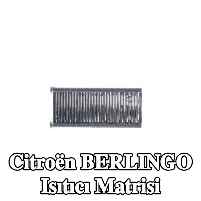 MAHLE Boru içermeyen ısıtıcı matrisi — Citroën Berlingo