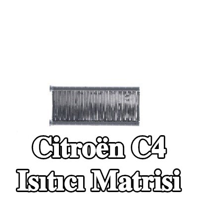 MAHLE Boru içermeyen ısıtıcı matrisi — Citroën C4