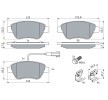 BOSCH Fren balatası seti 17, 7mm, cıvata/vida ile, aksesuarlarla — Citroën Nemo (9)