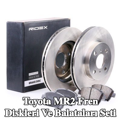 RIDEX Fren diskleri ve balataları seti Ön Aks, Havalandırmalı — Toyota Mr2