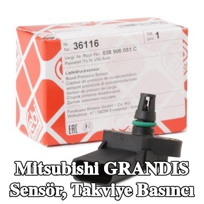 FEBI BILSTEIN Sensör, takviye basıncı — Mitsubishi Grandis