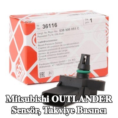 FEBI BILSTEIN Sensör, takviye basıncı — 2006 Mitsubishi Outlander