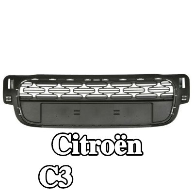 BLIC شبكة المبرد الأمامية اليسرى, علوي, رمادي — Citroën C3