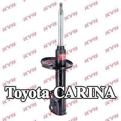 KYB ممتص الصدمات Excel-G, المحور الأمامي الأيمن, ضغط الغاز, دعامة نظام التعليق — 1992 Toyota Carina