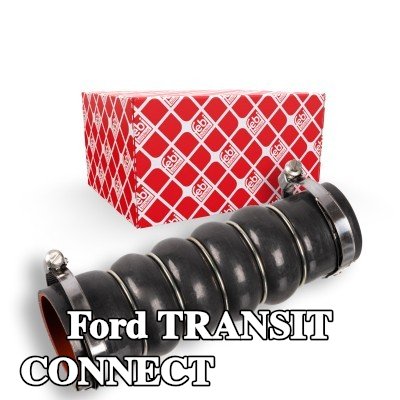 FEBI BILSTEIN خرطوم سحب الشاحن مبرد هواء الشحن, يسار, مع مشابك — Ford Transit Connect